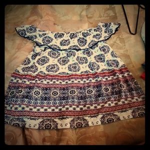 Off the shoulder top